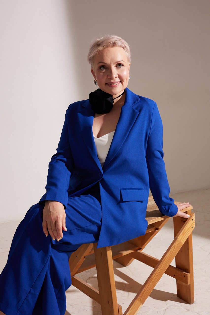 BLUE. Фотомодель