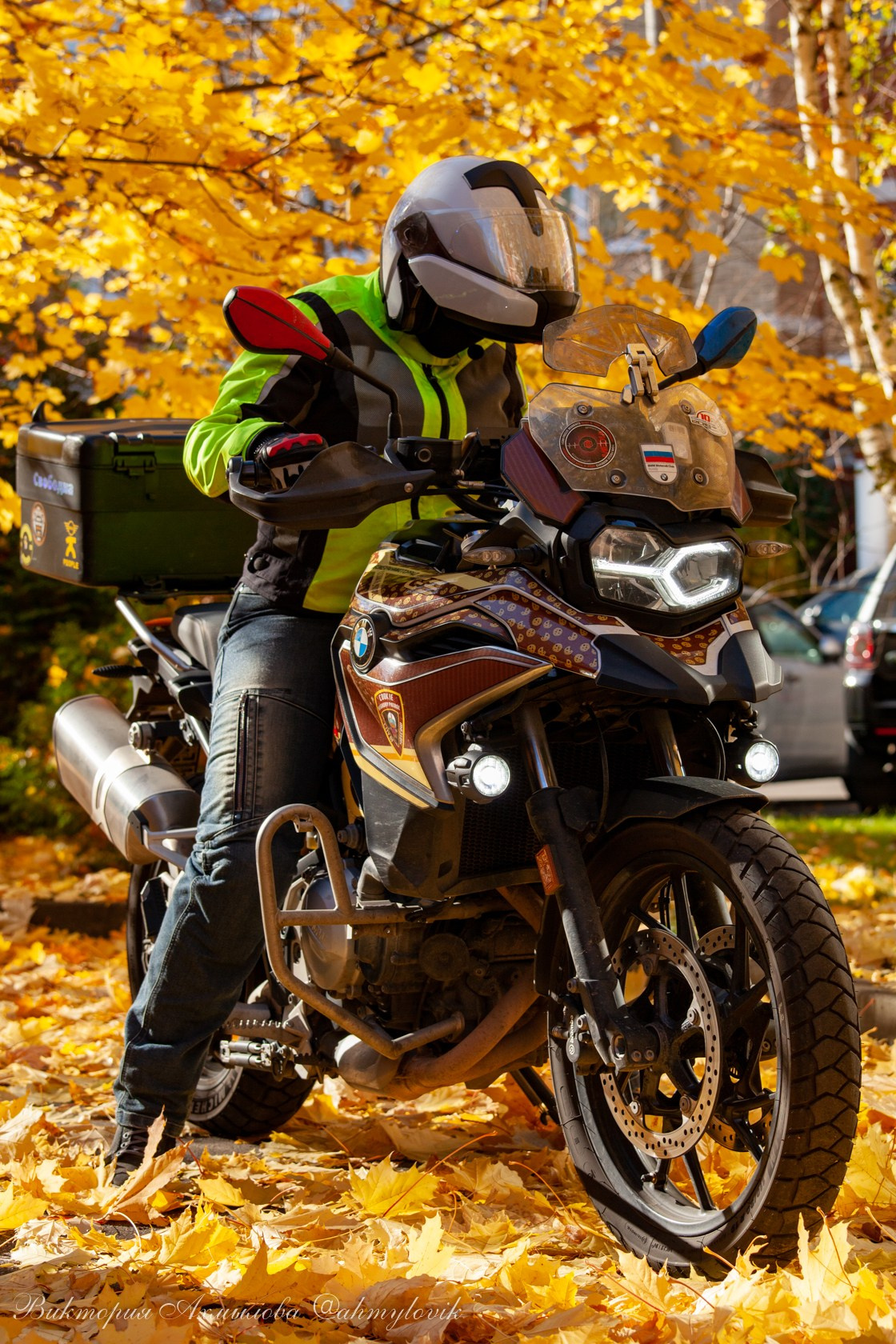 Маша Печенька (BMW GS1200). Виктория Ахмылова. Фотограф в Москве