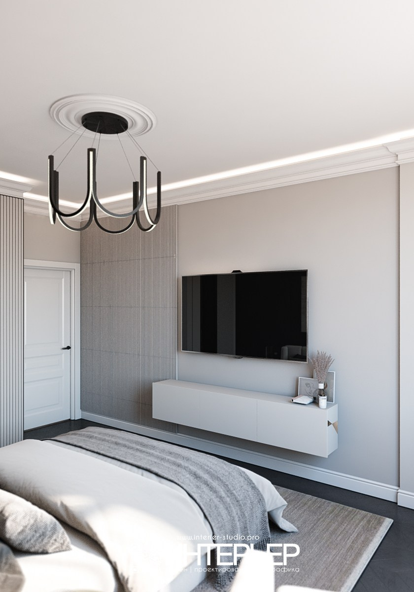 Виталий и Александра. Квартира ЖК «Курортный». Дизайн интерьера, 3D визуализация и 3D моделирование. Создание проектов и чертежей. КМВ: Кисловодск, Пятигорск, Ессентуки и удаленно