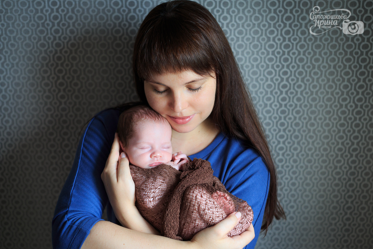 Фотографии новорожденных малышей. Семейный и детский фотограф, фотограф новорожденных в Новокузнецке Ири