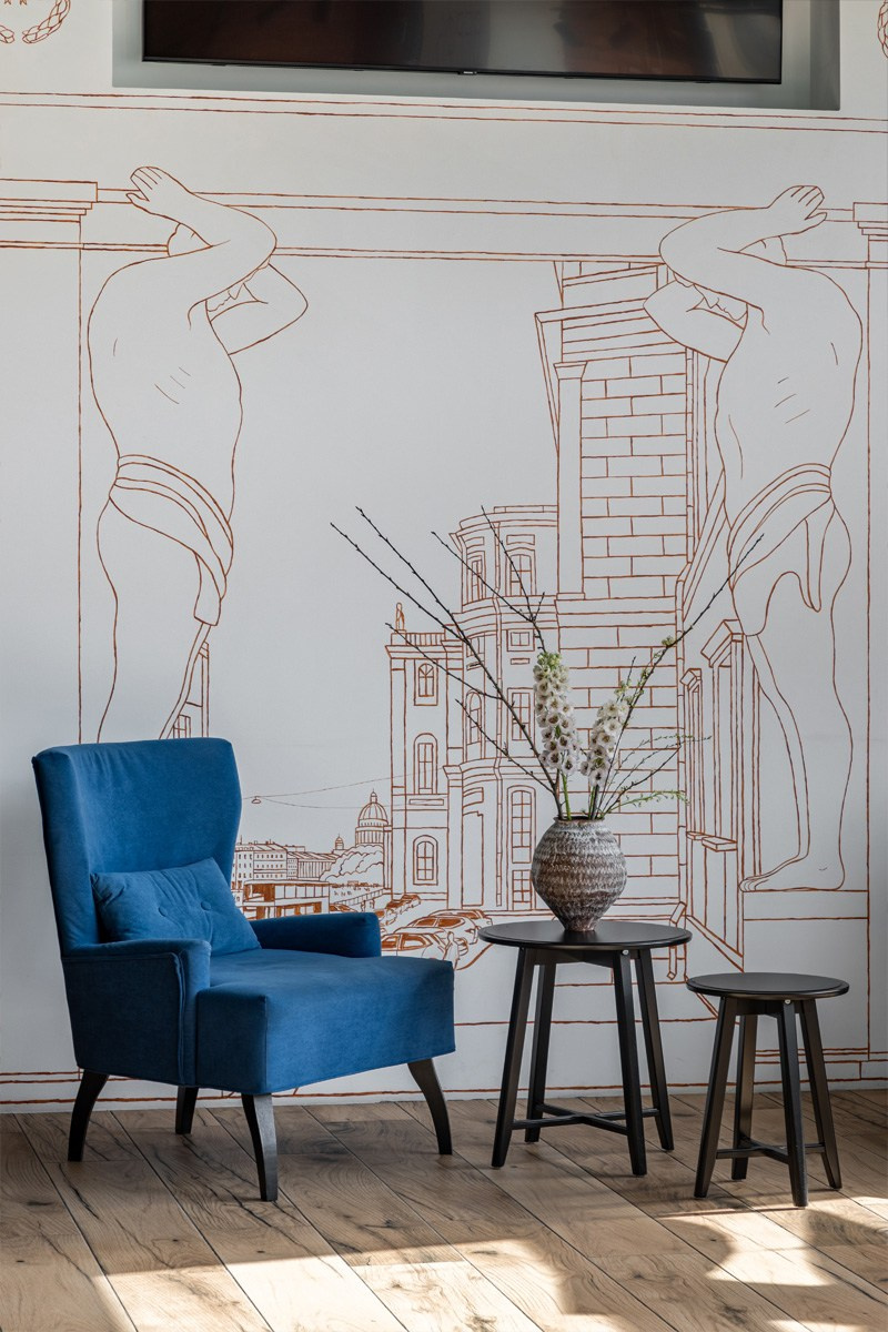 Moscow, Maroseyka 7. Olga Goldina architectural interior design, styling and staging