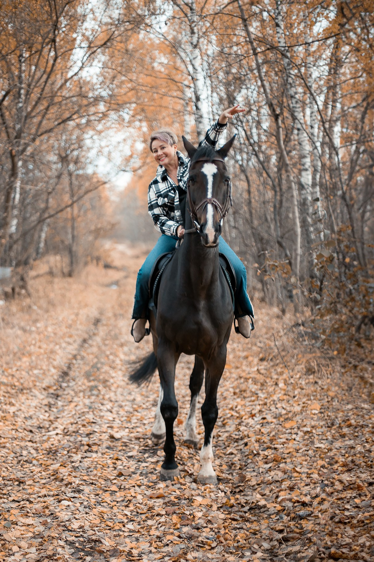 Прогулка с лошадью. Индивидуальный и семейный фотограф Ирина Москвичёва