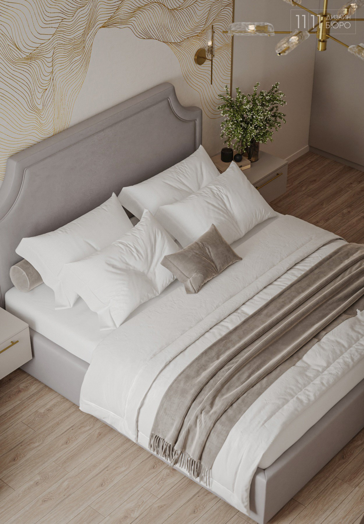 «Золотой песок» — проект квартиры во вторичном фонде. Дизайн-бюро 11/11, дизайн интерьера с индивидуальным подходом во Владивостоке