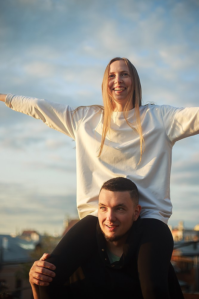 Лав стори на крыше. Детский и семейный фотограф, фотограф мероприятий Нижний Новгород