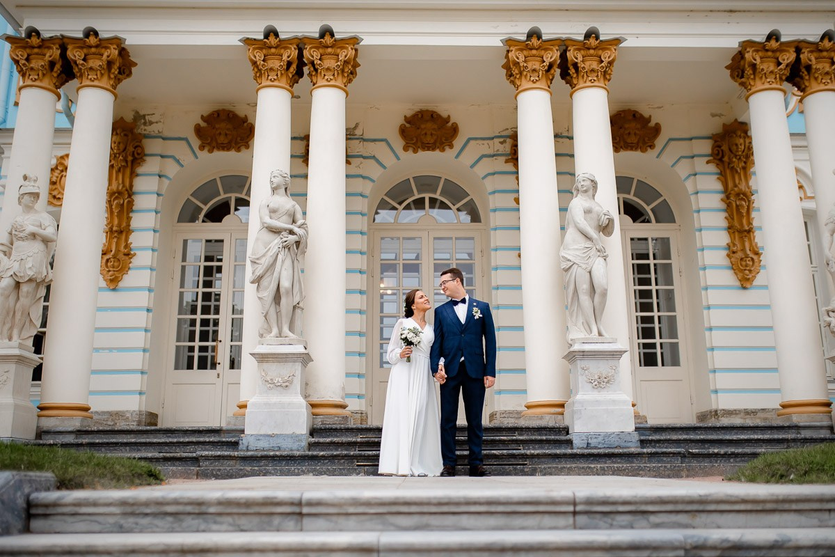 Свадьба. Екатерининский парк в Пушкине.