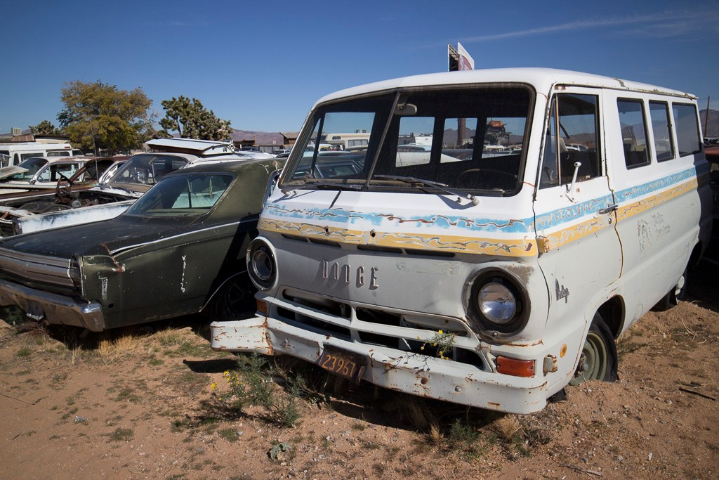 Ретро- авторазборка, США, 2013. Фотограф Василий Буланов