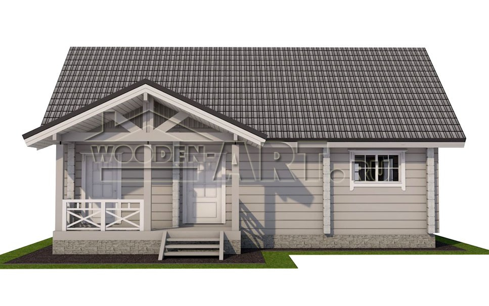 «Лахта» 141 кв. м. Проекты деревянных домов