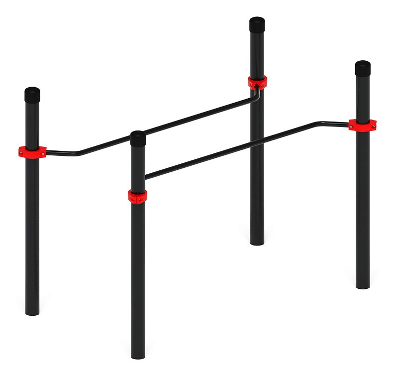 Воркаут ЛОВ 108 красный ВТ 102.01-01 Габариты (ШхДхВ):1990х1150х1500 Зона безопасности, мм:4990х4150