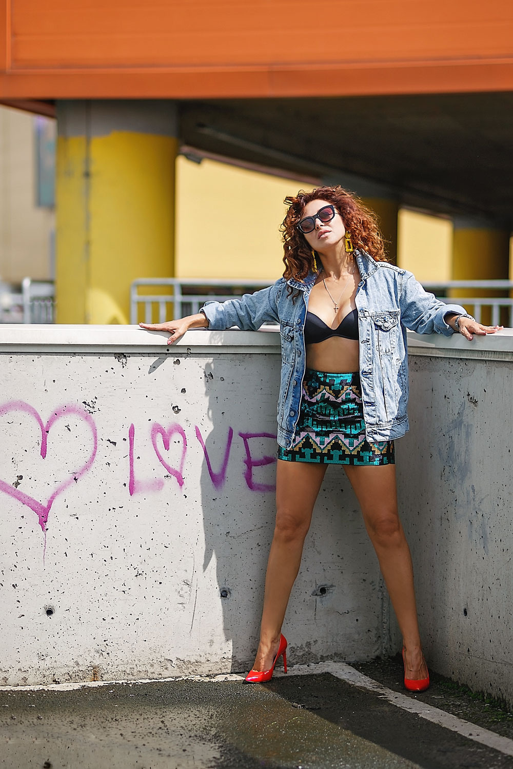 Анна, паркинг. Фотограф в Москве Ксения Мокрушина | Brand & Women photographer