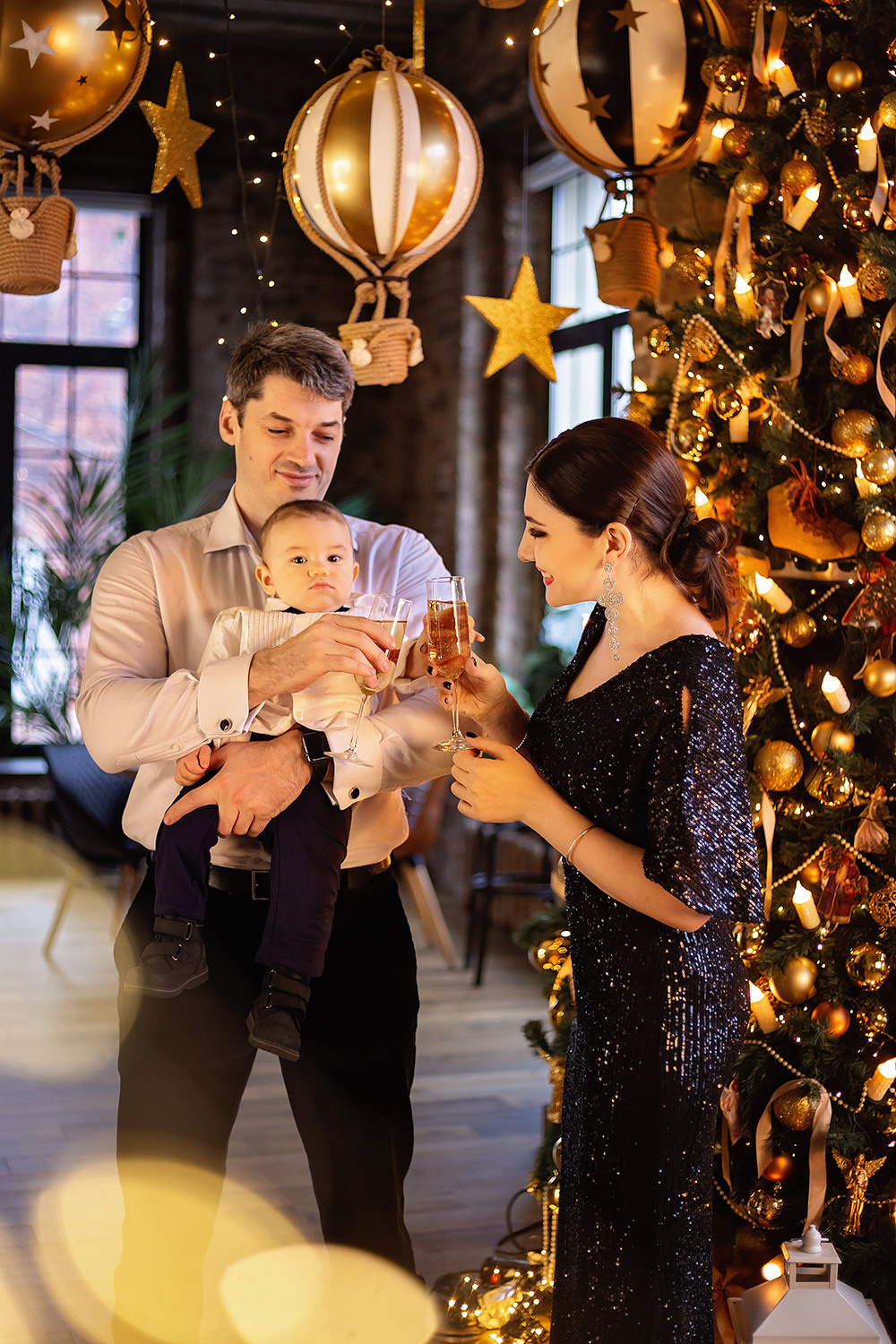 Мадина и семья, Новый год. Фотограф в Москве Ксения Мокрушина | Brand & Women photographer