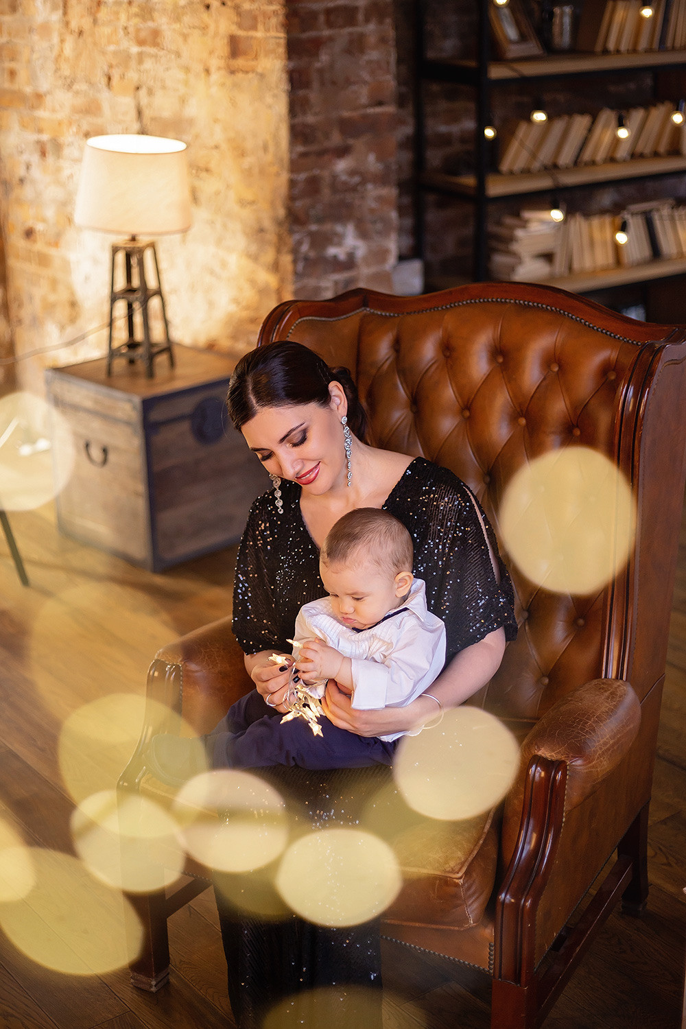 Мадина и семья, Новый год. Фотограф в Москве Ксения Мокрушина | Brand & Women photographer