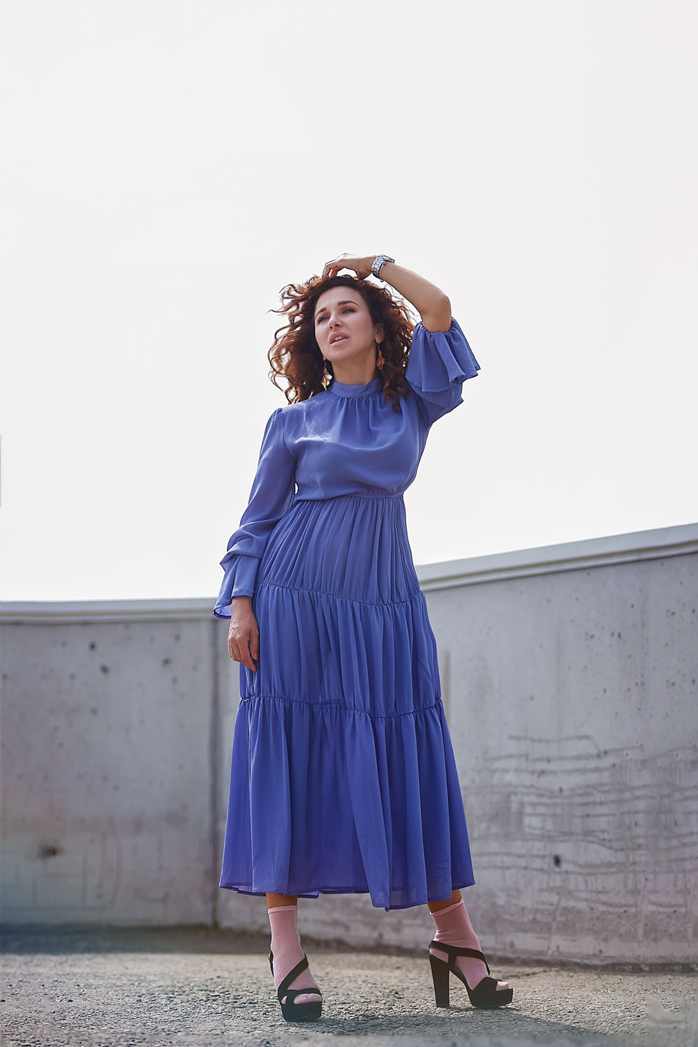 Анна, паркинг. Фотограф в Москве Ксения Мокрушина | Brand & Women photographer