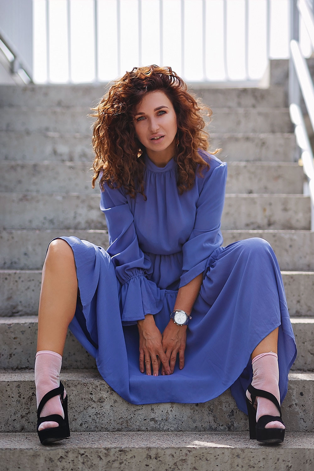 Анна, паркинг. Фотограф в Москве Ксения Мокрушина | Brand & Women photographer