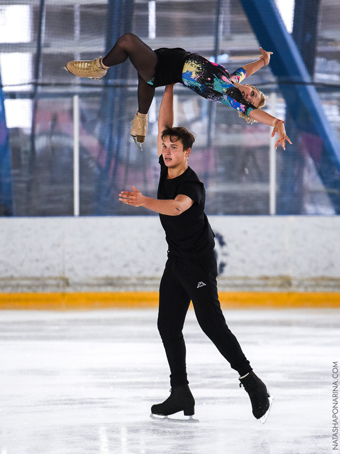 Контрольные прокаты в СПб 2021 Пары МС Звёздный лёд. Russian figure skating photographer from Saint-Petersburg