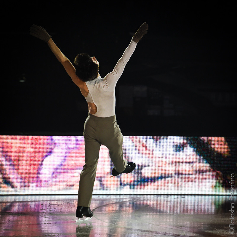 Stephane Lambiel. Rehearsal of AoI Zurich 01/03/2018. Russian figure skating photographer from Saint-Petersburg