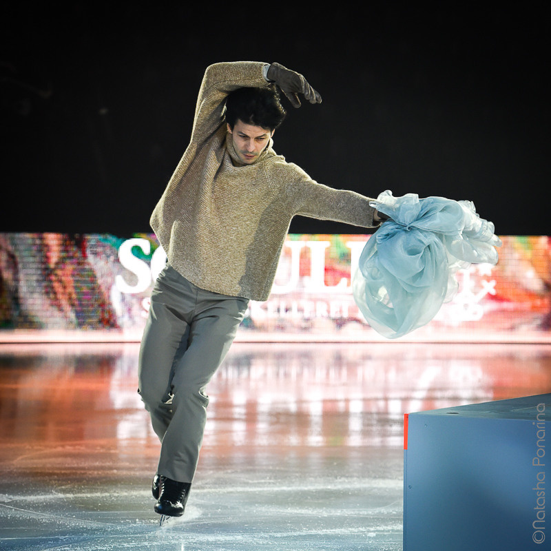 Stephane Lambiel. Rehearsal of AoI Zurich 01/03/2018. Russian figure skating photographer from Saint-Petersburg