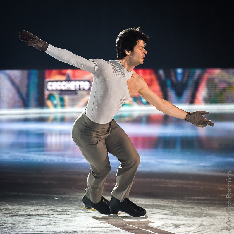 Stephane Lambiel. Rehearsal of AoI Zurich 01/03/2018. Russian figure skating photographer from Saint-Petersburg