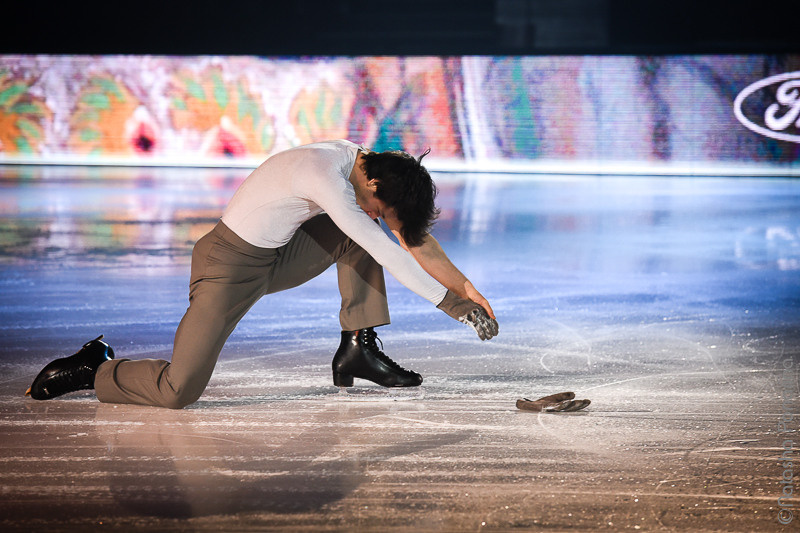 Stephane Lambiel. Rehearsal of AoI Zurich 01/03/2018. Russian figure skating photographer from Saint-Petersburg