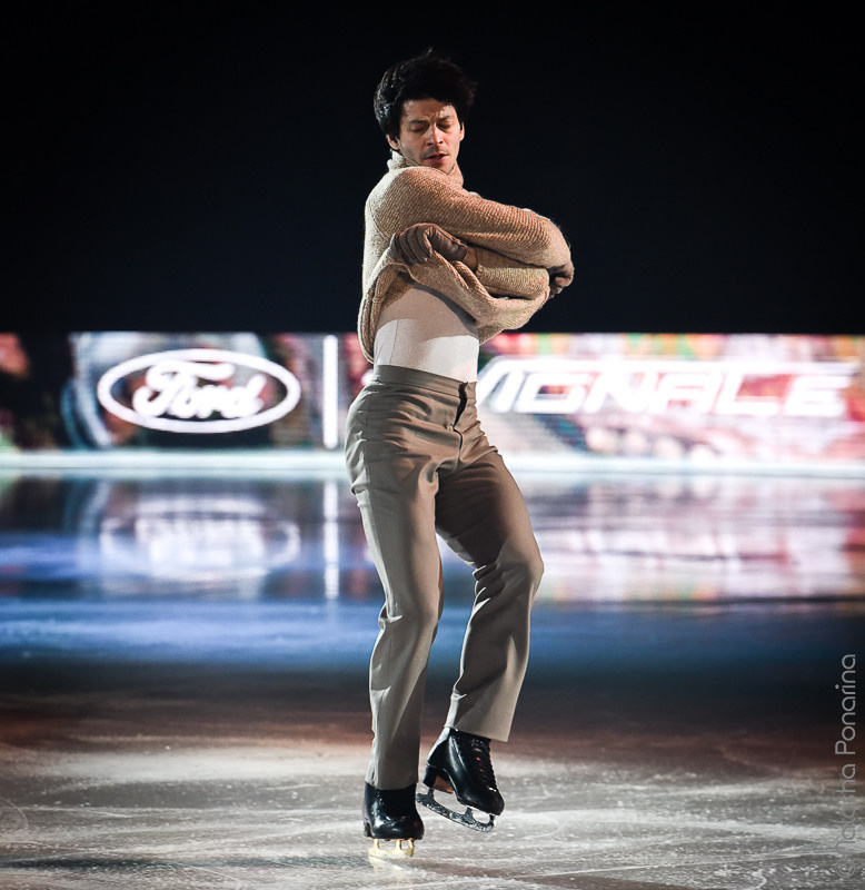 Stephane Lambiel. Rehearsal of AoI Zurich 01/03/2018. Russian figure skating photographer from Saint-Petersburg