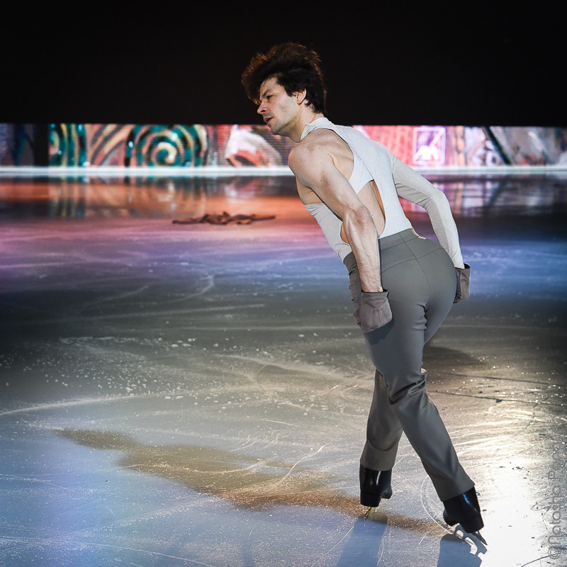 Stephane Lambiel. Rehearsal of AoI Zurich 01/03/2018. Russian figure skating photographer from Saint-Petersburg