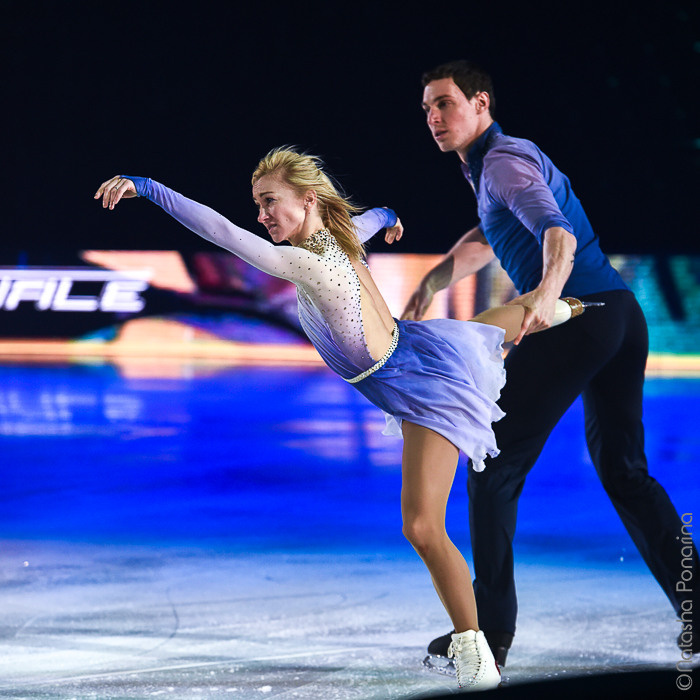 Aljona Savchenko - Bruno Massot. Rehearsal of AoI Zurich 01/03/2018. Russian figure skating photographer from Saint-Petersburg