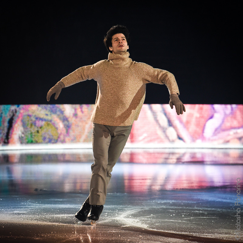 Stephane Lambiel. Rehearsal of AoI Zurich 01/03/2018. Russian figure skating photographer from Saint-Petersburg