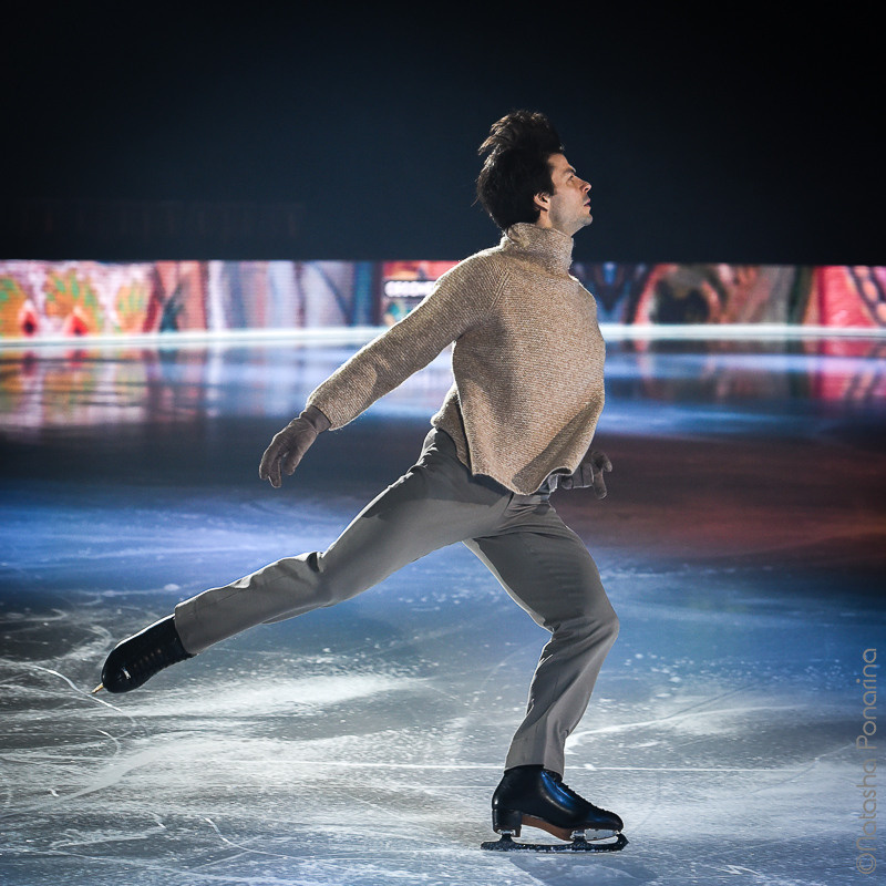 Stephane Lambiel. Rehearsal of AoI Zurich 01/03/2018. Russian figure skating photographer from Saint-Petersburg