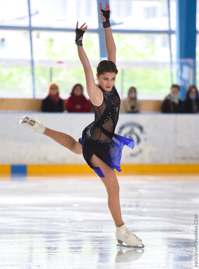 Контрольные прокаты в СПб 2021 Девушки МС Звёздный лёд. Russian figure skating photographer from Saint-Petersburg