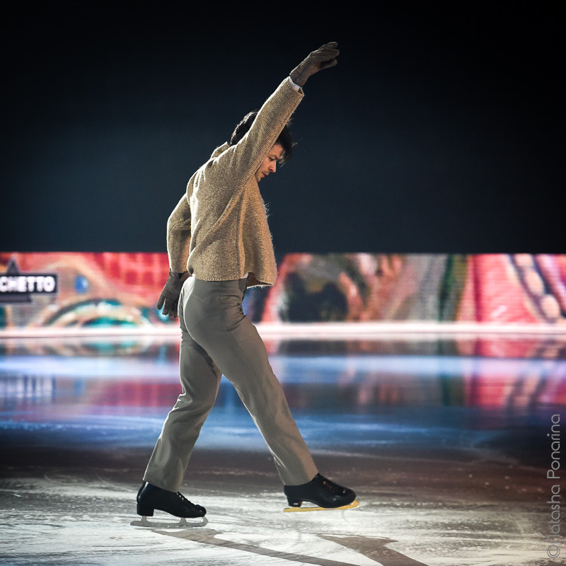 Stephane Lambiel. Rehearsal of AoI Zurich 01/03/2018. Russian figure skating photographer from Saint-Petersburg