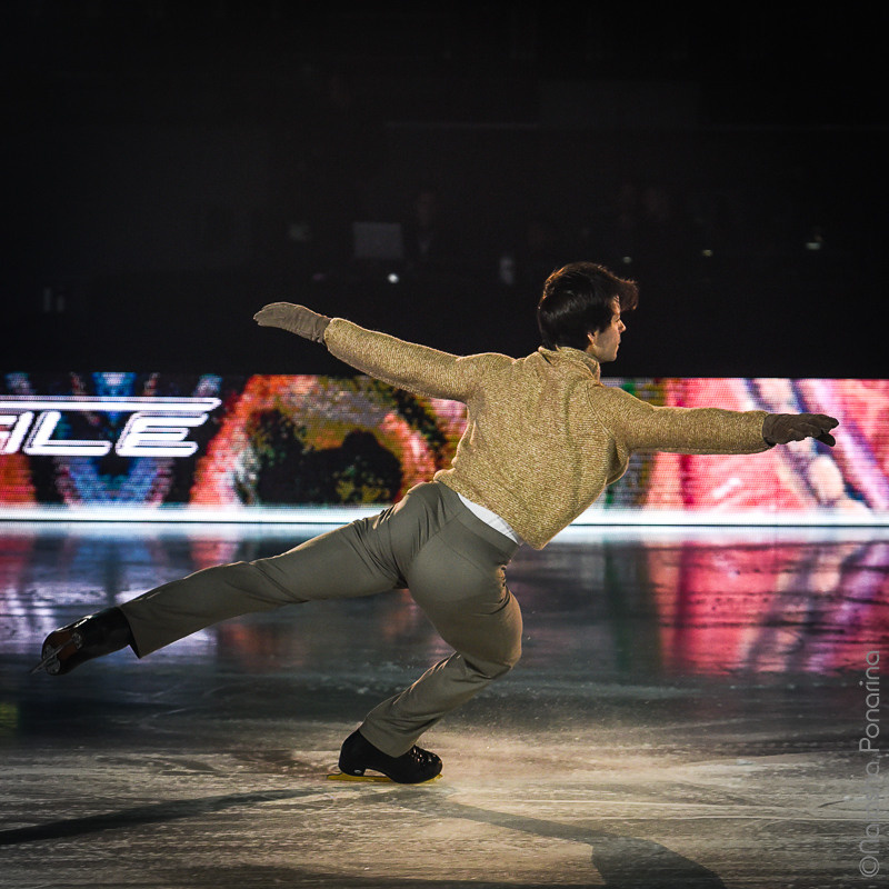 Stephane Lambiel. Rehearsal of AoI Zurich 01/03/2018. Russian figure skating photographer from Saint-Petersburg