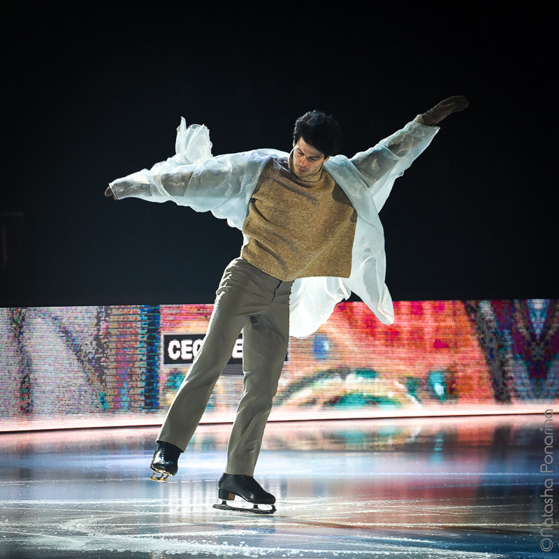 Stephane Lambiel. Rehearsal of AoI Zurich 01/03/2018. Russian figure skating photographer from Saint-Petersburg