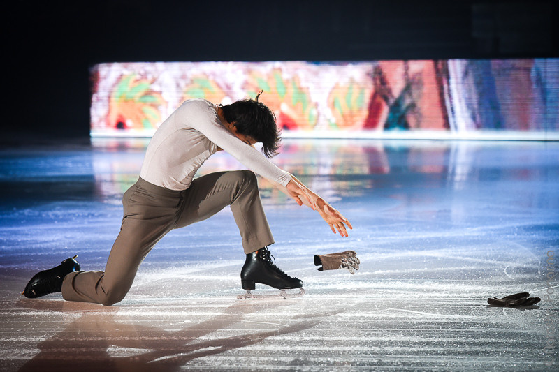 Stephane Lambiel. Rehearsal of AoI Zurich 01/03/2018. Russian figure skating photographer from Saint-Petersburg