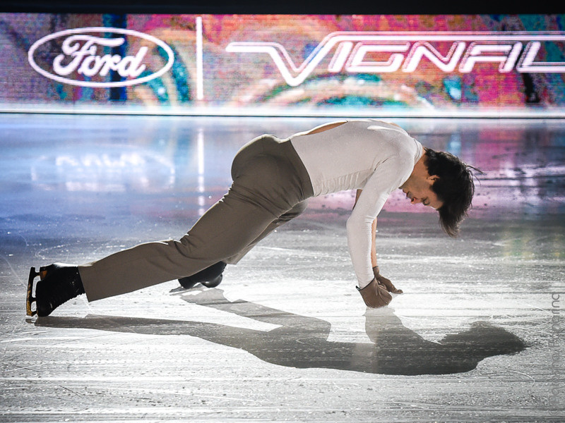 Stephane Lambiel. Rehearsal of AoI Zurich 01/03/2018. Russian figure skating photographer from Saint-Petersburg