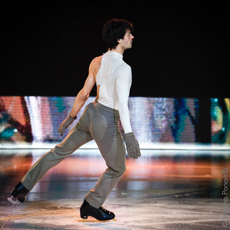 Stephane Lambiel. Rehearsal of AoI Zurich 01/03/2018. Russian figure skating photographer from Saint-Petersburg