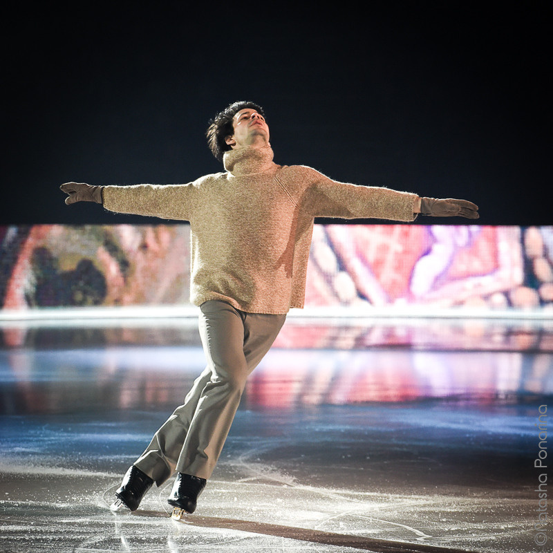 Stephane Lambiel. Rehearsal of AoI Zurich 01/03/2018. Russian figure skating photographer from Saint-Petersburg