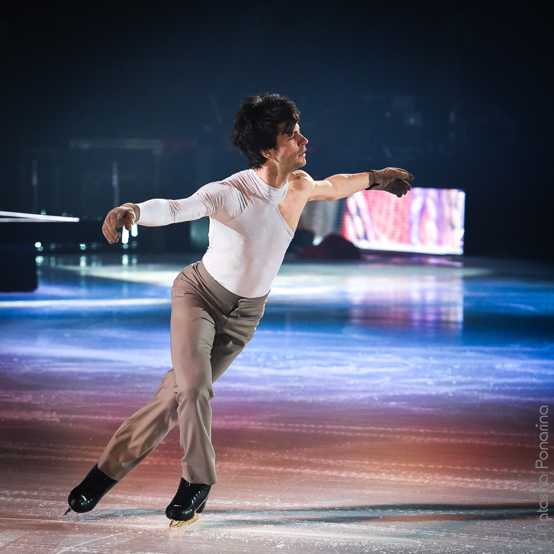 Stephane Lambiel. Rehearsal of AoI Zurich 01/03/2018. Russian figure skating photographer from Saint-Petersburg