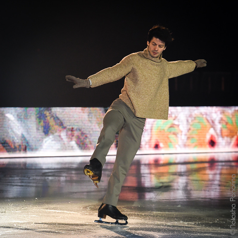 Stephane Lambiel. Rehearsal of AoI Zurich 01/03/2018. Russian figure skating photographer from Saint-Petersburg