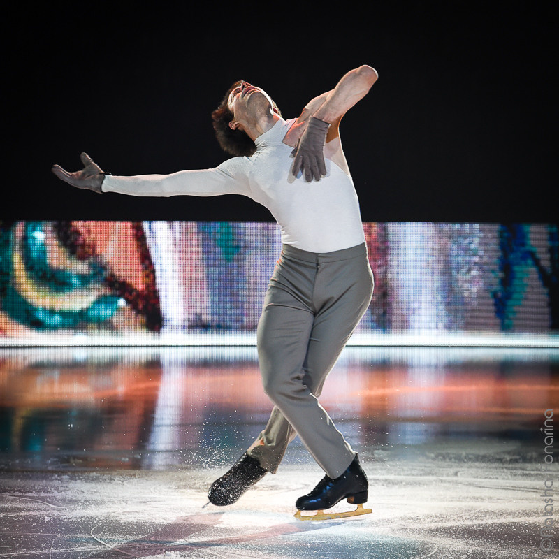 Stephane Lambiel. Rehearsal of AoI Zurich 01/03/2018. Russian figure skating photographer from Saint-Petersburg