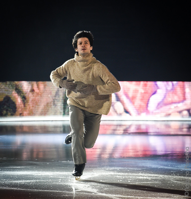 Stephane Lambiel. Rehearsal of AoI Zurich 01/03/2018. Russian figure skating photographer from Saint-Petersburg