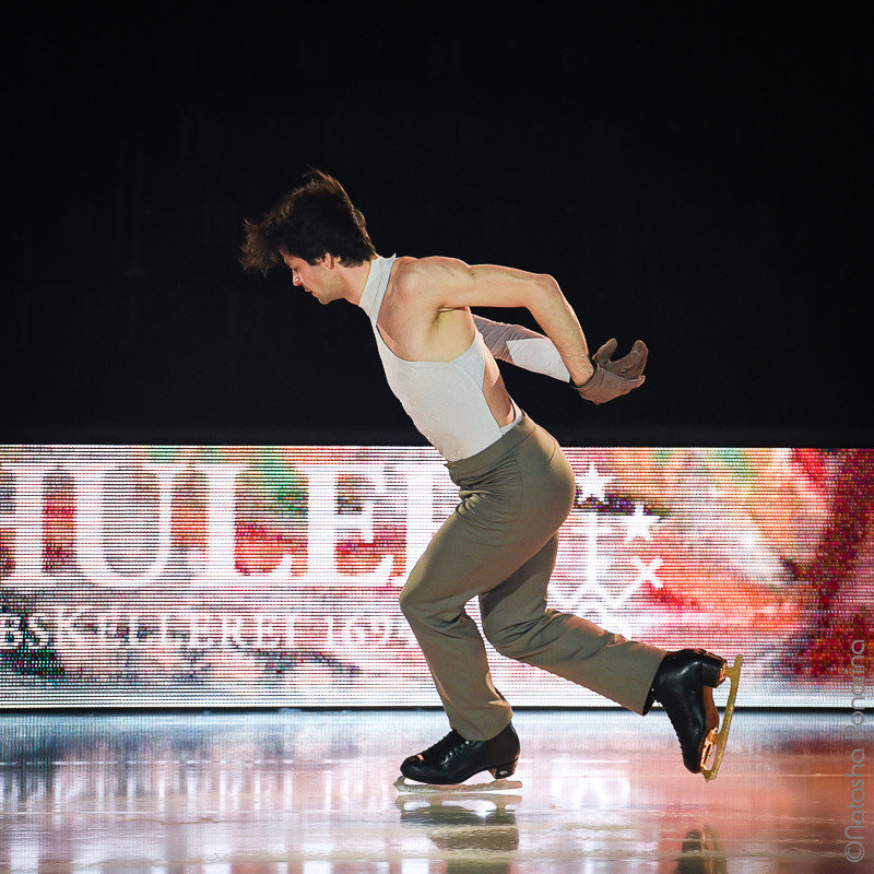 Stephane Lambiel. Rehearsal of AoI Zurich 01/03/2018. Russian figure skating photographer from Saint-Petersburg