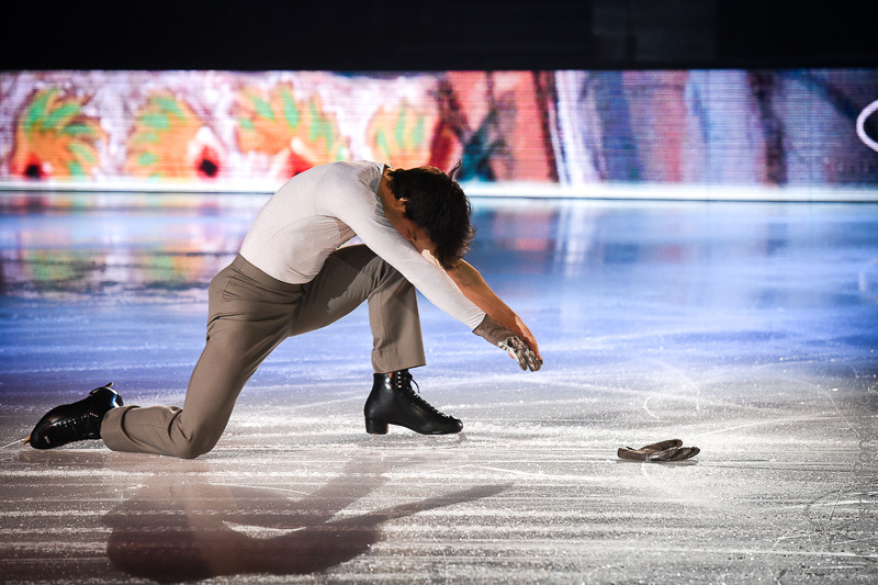 Stephane Lambiel. Rehearsal of AoI Zurich 01/03/2018. Russian figure skating photographer from Saint-Petersburg