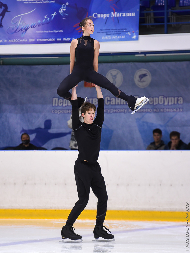 Контрольные прокаты в СПб 2021 КП Пары АФК. Russian figure skating photographer from Saint-Petersburg