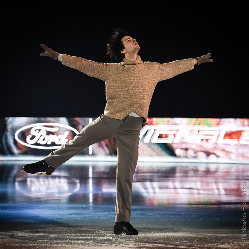 Stephane Lambiel. Rehearsal of AoI Zurich 01/03/2018. Russian figure skating photographer from Saint-Petersburg
