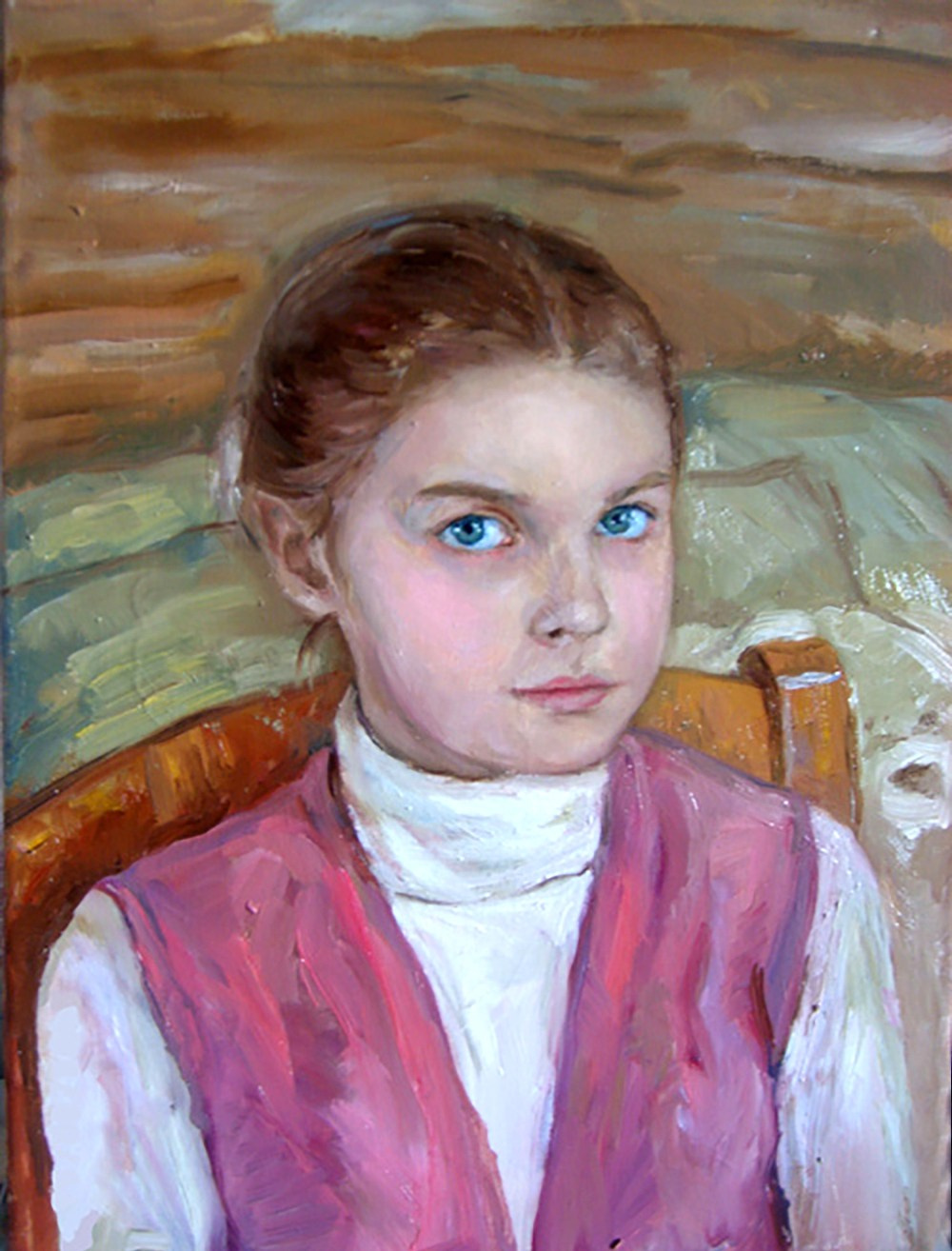 Портрет Ангелины, холст / масло, 2007