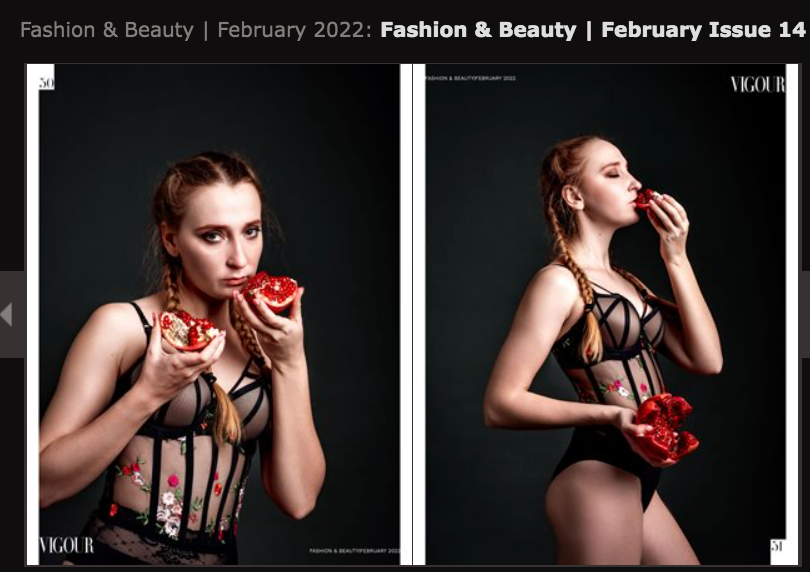 Vigour Magazine, 2022. Фотограф в Астане Табакова Наталья