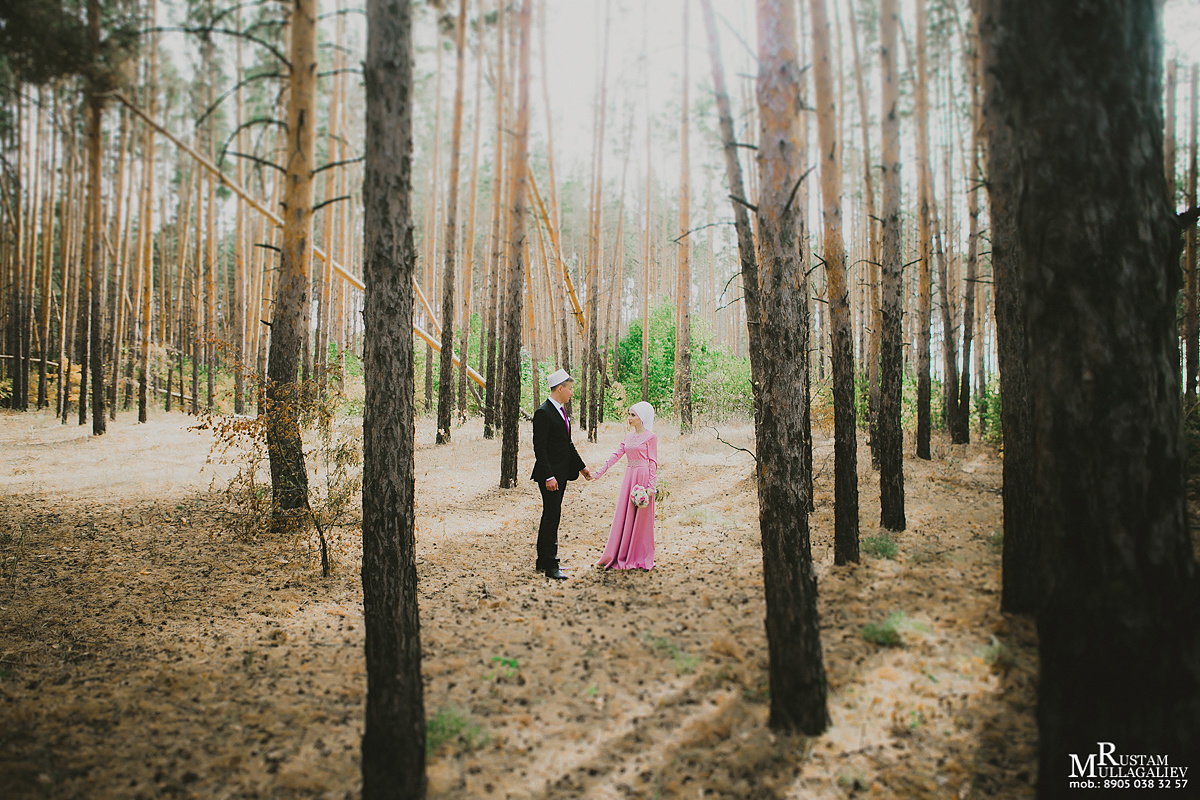 никах в лесу, фотограф на никах, платье на никах