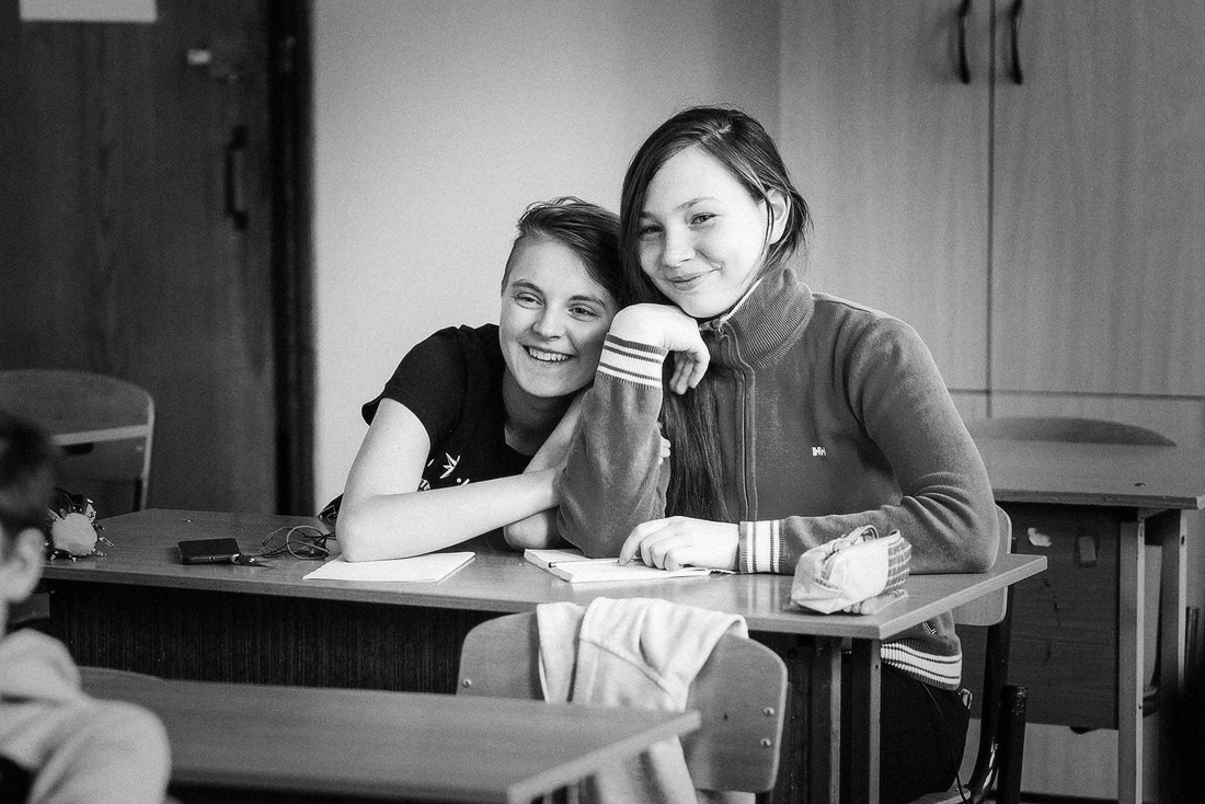 Фоторепортаж со школьного урока 4-го класса. Репортажный фотограф Борис Геер