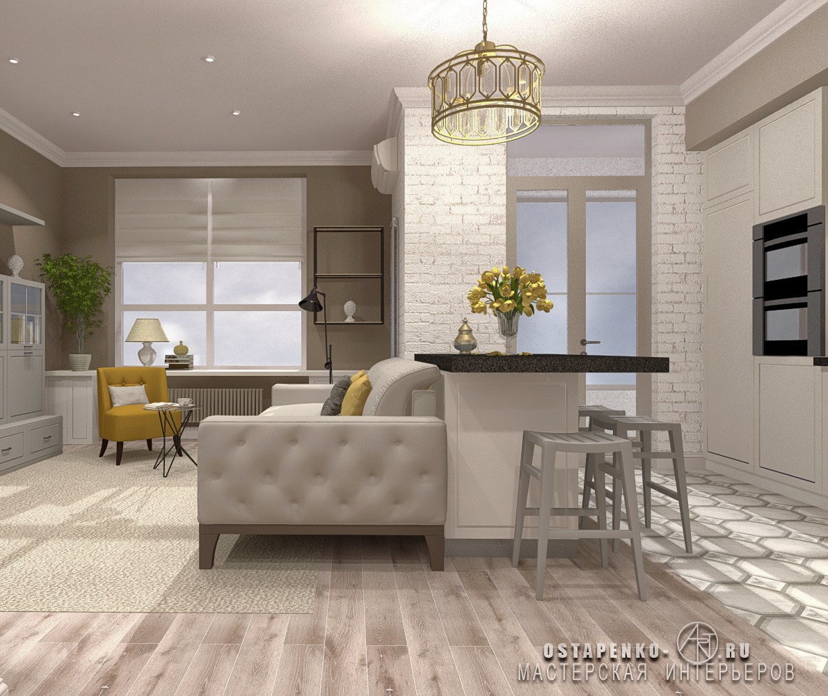 Трешка для молодой семьи. Елена Остапенко художник, картины в наличии и на заказ