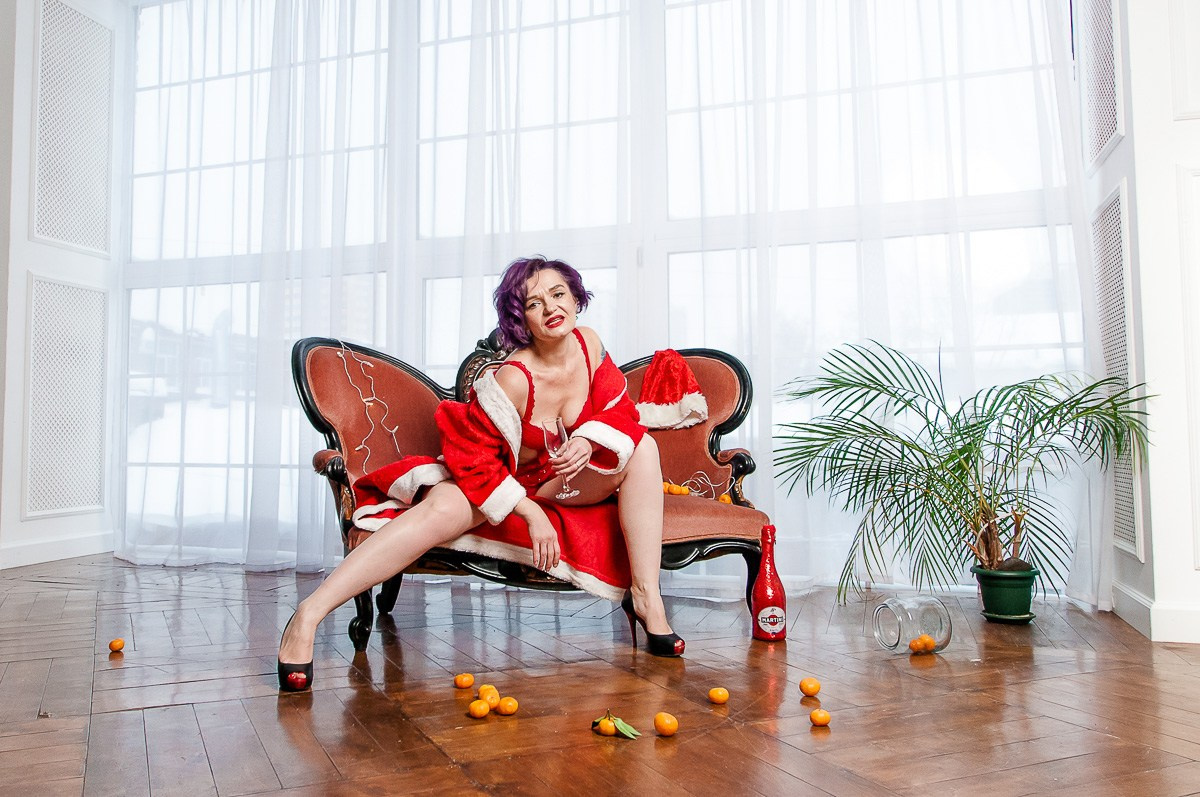 Новогодняя студийная фотосессия. Фотограф в Новосибирске Юлия Туманова