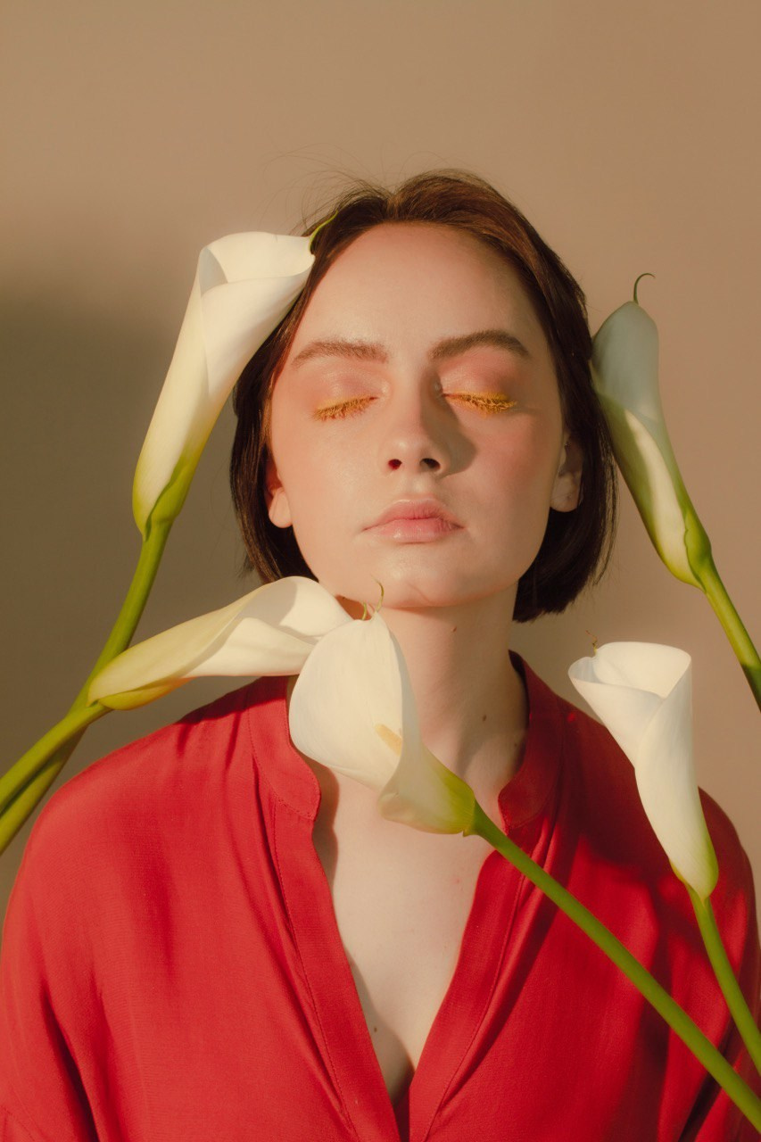 Girl with flowers. Визажист Санкт-Петербург / Москва Ксения Токарева
